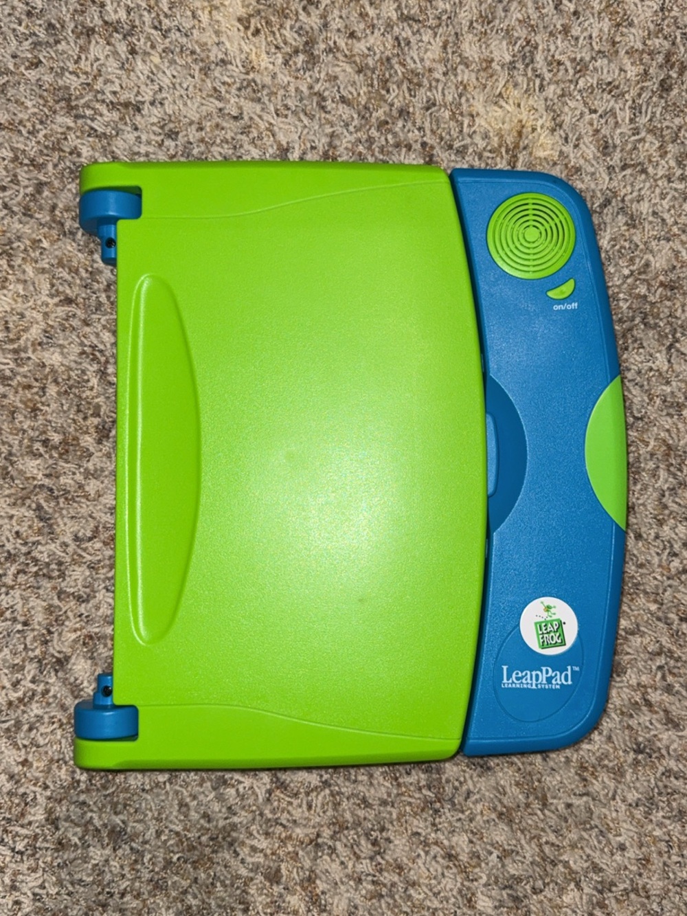 Vintage LeapFrog LeapPad Learning System Blue Green Tested Working